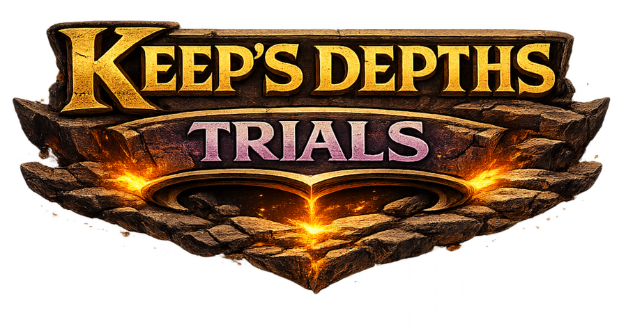 Keep's Depths Trials Chapter Branding
